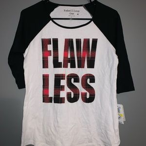 Plaid Flawless 3/4 sleeve top